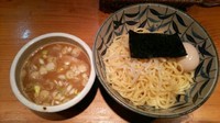 「つけめん(味たまご入り)(中)(あつもり)」@らーめん・つけ麺 我家の写真