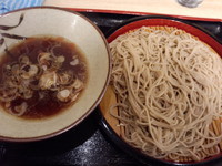 「鶏そぼろつけそば400円」@そばよし 京橋店の写真