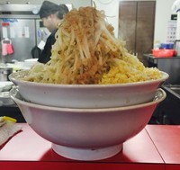 「ラーメン（680円）+大（100円）+生姜（100円）」@麺屋 桐龍の写真