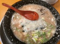 「とんこつ黒(こってり)¥690」@火の国 文龍 菊陽バイパス店の写真