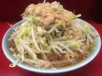 「小ラーメン（ﾔｻｲ ｱﾌﾞﾗ）」@ラーメン二郎 中山駅前店の写真