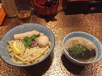 「味玉ラム豚骨つけ麺 塩スパイス」@自家製麺 MENSHO TOKYOの写真