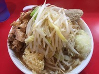 「ミニラーメン野菜チョイ増ニンニクタマネギダブル煮干」@麺屋 桐龍の写真