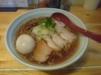 「肉玉煮干しそば(大)」@大公の写真