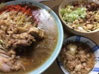 「富士丸ラーメン＋白＋脂」@ラーメン富士丸 明治通り都電梶原店の写真
