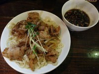 「肉盛りつけ麺　並（２００ｇ）」@魁 肉盛りつけ麺 六代目けいすけの写真