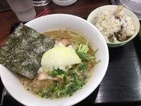 「【限定】責め取り煮干し（強）、変わり飯付、1000円」@ラーメン愉悦処 似星の写真