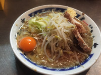 「ラーメン小¥680+生玉子¥50」@オリジナル極太麺 らーめん天の写真