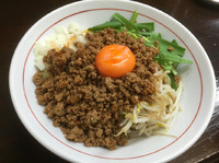 「台湾まぜそば¥550+餃子¥320-¥320+ビール¥？」@西新亭の写真