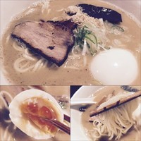 「味玉塩らーめん850円＋生ビール500円」@らーめん こてつの写真