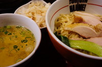 「澄んだトマトつけめん（映画「サイコパス」コラボ限定）」@らあめんHAJIMEの写真