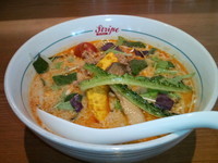 「カモカモ祭り前夜祭限定 島野菜のベジ担々麺」@ストライプ ヌードルズの写真