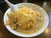 「辛ねぎ味噌ラーメン メンマ増し」@こってりらーめん 誉の写真