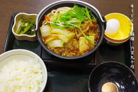 「牛うどんすき鍋膳　690円」@なか卯 上福岡店の写真