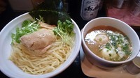 「鶏エスプレッソつけ麺」@麺屋33の写真