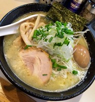 「濃厚塩らーめん（生姜バージョン）」@麺屋 扇 SENの写真