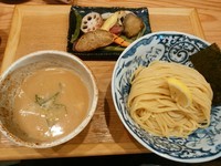 「有機野菜つけ麺　大盛り」@つけ麺 竹川の写真