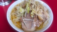 「味噌ラーメン３・３（８００円）野菜・ニンニク」@ラーメン二郎 西台駅前店の写真