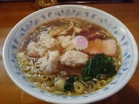 「ワンタンメン970円＋ビール」@下前商店の写真