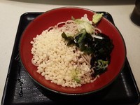 「冷やしたぬきそば」@名代 富士そば 秋津店の写真