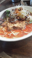 「紅ラーメン」@らーめん チキントの写真
