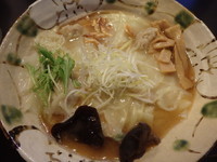 「塩(850円)大盛(100円)海老ワンタン(200円)」@いち井の写真