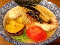 「そるとそば　880円　味玉100円」@鶏そばつけそば そるとの写真