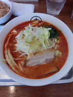 「辛味噌ラーメン（800円）」@十八製麺の写真