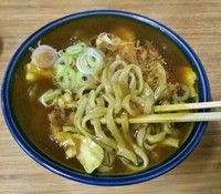 「カレー南蛮そば \650＋あげ玉 \30」@翁そばの写真