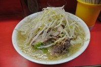 「ラーメン　600円　ニンニク 　脂」@ラーメン二郎 三田本店の写真