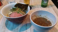 「濃厚牛骨つけ麺+ハイネケン」@BumBunBlauCafe with BeeHiveの写真