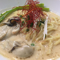 「☆限定 カキと鶏出汁のらーめん☆」@麺や 海老庵の写真