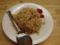 「半チャーハンギョウザ定食(340円)」@天下一品 博多駅前店の写真