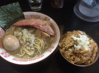 「中華ソバ700、肉増150、和え玉150、炊き込みごはん150、」@中華ソバ 伊吹の写真