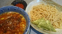 「海老つけ麺 930円＋辛味ハーフ 60円」@麺や 武蒼の写真