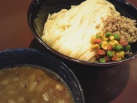 「【夜の部期間限定】アングラカレーつけめん￥830」@UNDER GROUND RAMENの写真