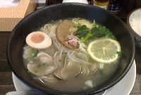 「【春限定】蛤そば」@あら焼鶏白湯 カシムラの写真