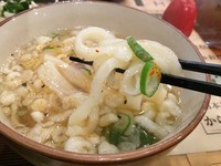 「うどん屋さんのハンバーグセット」@武州うどんあかねandみどりダイニングの写真