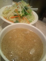 「豚骨醤油野菜ざるらぁめん」@ラーメン北斗 新橋支店の写真