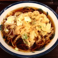 「かき揚げ(¥400)」@そば処 かめや 銀座店の写真