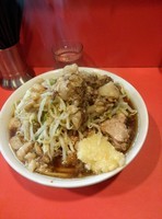 「小ラーメン  野菜ニンニクあぶらカラメ」@ラーメン二郎 仙川店の写真