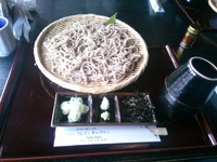 「十割特大ざる」@レストラントレインギャラリーとんかつ＆そば処の写真