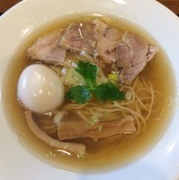 「煮干しSOBA￥750円(味玉＋100円)」@麺匠 神屋の写真