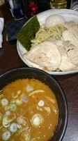 「つけめん 味玉、チャーシュー、大盛り 1220円」@らぁ麺 一歩の写真