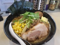 「限定味噌ラーメン 大盛り 味玉」@麺屋 扇 SENの写真