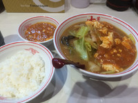 「蒙古タンメン定食」@蒙古タンメン 中本 御徒町店の写真