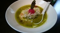 「バジルdeグリーン味噌・・860円」@麺 藏藏の写真