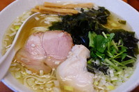 「十三浜ワカメの濃い口塩煮干しぞば（限定）」@福の神食堂の写真