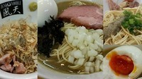 「特濃煮干そば(黒)800円+和え玉+ニボ茶漬け」@煮干中華ソバ イチカワの写真