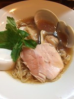 「はまぐりのらーめん 1200円」@らーめん かねかつの写真